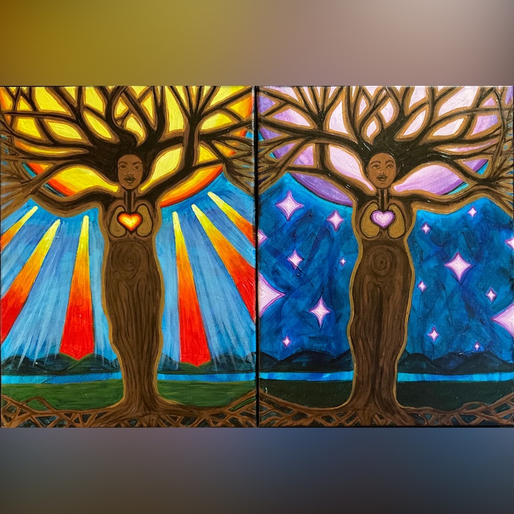Abiding Trees (Diptych)